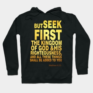 Matthew 6 33 Hoodie